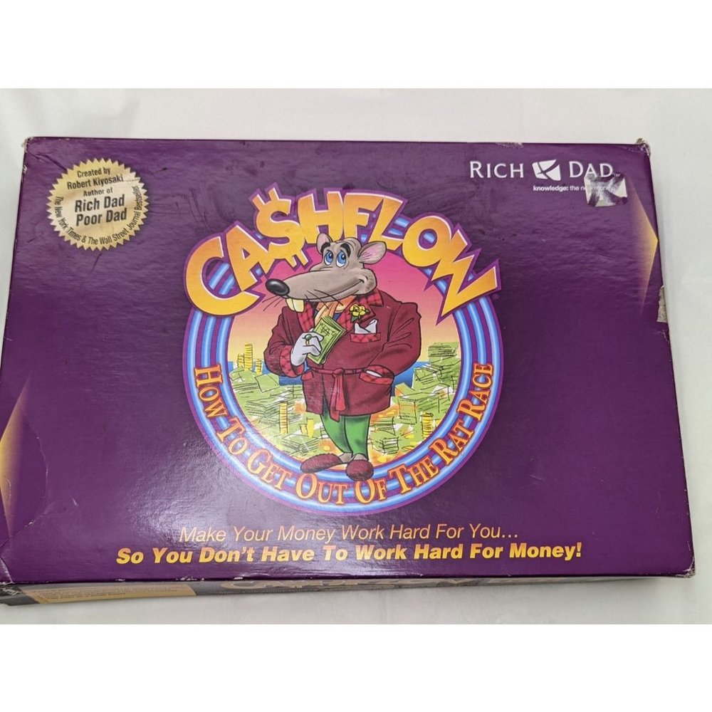 Board Game Rich Dad Poor Dad Robert Kiyosaki Cashflow 101